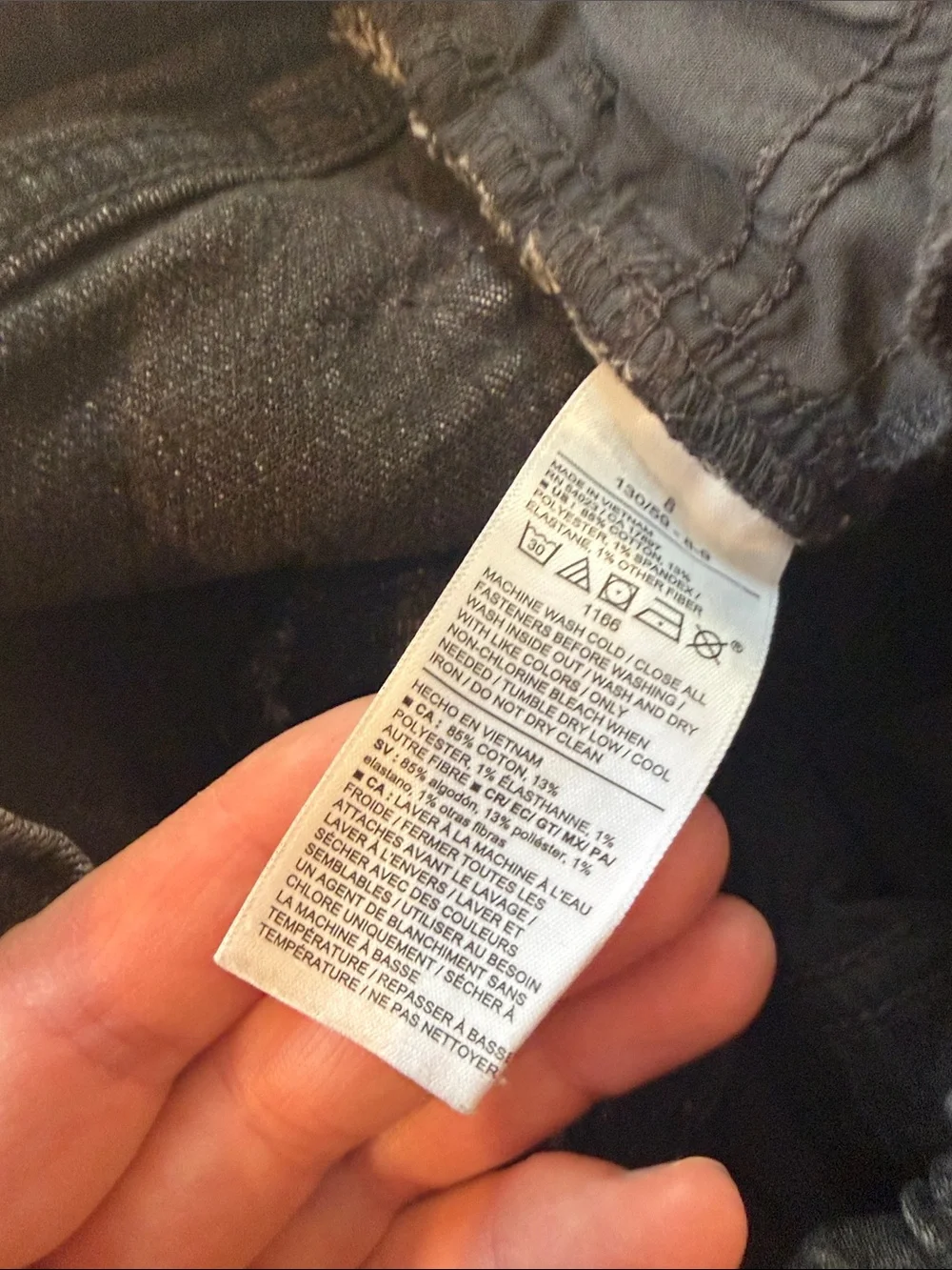 Old Navy High Rise Flare Jeans • size 8 • distressed black